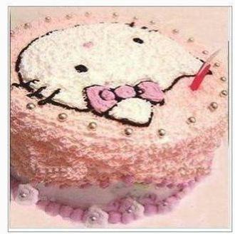 正式HELLO KITTY的蛋糕，KITTY迷好想要的吧？？
